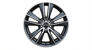 2016-2020 INFINITI QX60 Silver 20x7.5 15-Spoke Machined Charcoal Alloy Wheel (Used OEM)