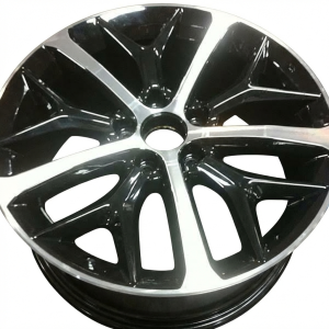 2020-2021 Honda Civic Black 5-Spoke Machined Black Alloy Wheel (Used OEM)