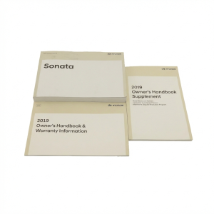 2018-2019 Hyundai Sonata Owners Manual with Storage Cover (Used OEM)