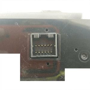 2020-2023 Subaru Crosstrek Upper Dash Clock and Temperature Infotainment Display (Used OEM)