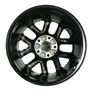 2021-2025 Jeep Wrangler Black 17x7.5 5 Double-Spoke Gloss Black Alloy Wheel (Used OEM)