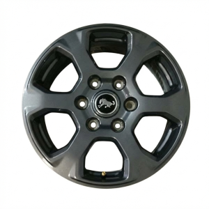 2021-2025 Ford Bronco Black 17x7.5 6-Spoke Charcoal Painted Alloy Wheel (New OEM)