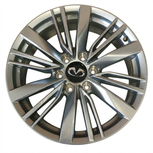 2018-2024 INFINITI QX80 Silver 20x8 18-Spoke Silver Alloy Wheel (New OEM)