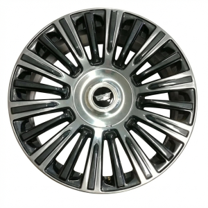 2021-2024 GMC Yukon XL Black 22x9 20-Spoke Polished Charcoal Alloy Wheel (New OEM)