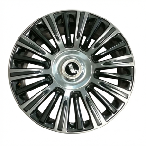 2021-2024 GMC Yukon XL Black 22x9 20-Spoke Polished Charcoal Alloy Wheel (New OEM)