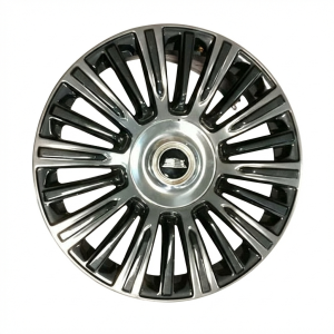 2021-2024 GMC Yukon XL Black 22x9 20-Spoke Polished Charcoal Alloy Wheel (New OEM)