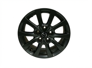 2020-2025 Mazda CX-30 Gray 16x6.5 10-Spoke Charcoal Painted Alloy Wheel (Used OEM)
