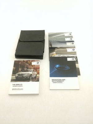 2011-2017 BMW X3 Owners Manual with Storage Cover (Used OEM)