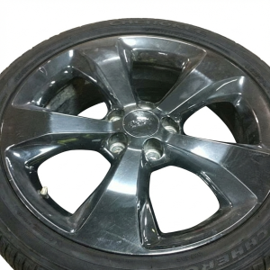 2015-2023 Jeep Cherokee Black Painted Alloy Wheel (Used OEM)