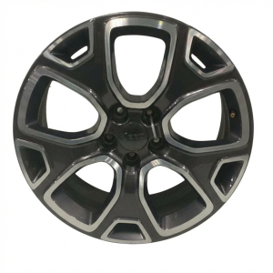 2015-2018 Jeep Renegade Gray 18x7 5 Y-Spoke Polished Alloy Wheel (Used OEM)