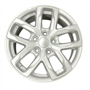 2021-2025 Jeep Wrangler Black 17x7.5 5 Double-Spoke Gloss Black Alloy Wheel (New OEM)