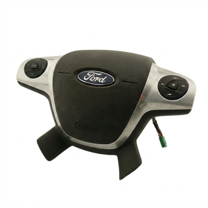 2013-2014 Ford Escape Black Steering Wheel Air Bag - Left (Driver) (Used OEM)