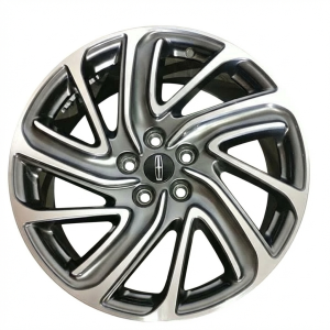 2020-2024 Lincoln Aviator Black 19-Inch 10-Spoke Machined Charcoal Alloy Wheel (Used OEM)