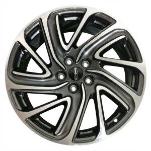 2020-2024 Lincoln Aviator Black 19-Inch 10-Spoke Machined Charcoal Alloy Wheel (New OEM)