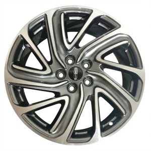 2020-2024 Lincoln Aviator Black 19-Inch 10-Spoke Machined Charcoal Alloy Wheel (New OEM)