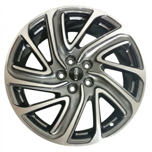2020-2024 Lincoln Aviator Black 19-Inch 10-Spoke Machined Charcoal Alloy Wheel (New OEM)