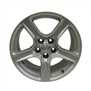 2016-2024 Chevrolet Camaro Silver 18x8.5 5-Spoke Silver Painted Alloy Wheel (Used OEM)