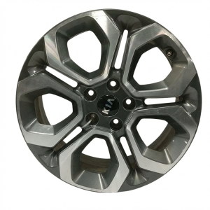 2020-2025 Kia Soul 18-Inch 5-Loop Spoke Machined Charcoal Alloy Wheel (Used OEM)