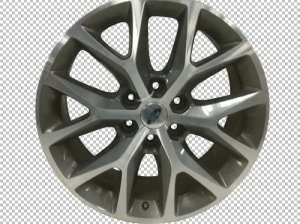 2015-2017 Ford Expedition Gray 20x8.5 6 Y-Spoke Machined Charcoal Alloy Wheel (Used OEM)