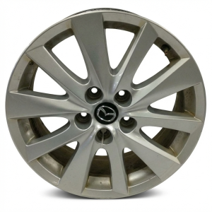 2013-2016 Mazda CX-5 10-Spoke Silver Painted Alloy Wheel (Used OEM)