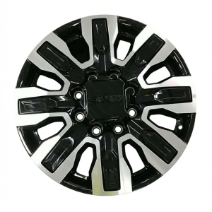 2024-2025 GMC Sierra 2500 HD Black 20x8.5 Black Machined Alloy Wheel with Inserts (Used OEM)