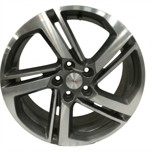 2018-2021 GMC Terrain Silver 18x7 5-Spoke Machined Charcoal Alloy Wheel (Used OEM)