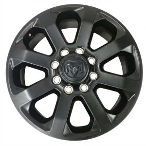 2019-2026 Ram 3500 Black 8-Spoke Matte Black Steel Wheel (Used OEM)