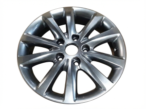 2015-2016 Dodge Grand Caravan Silver 17x6.5 10-Spoke Aluminum Wheel (Remanufactured OEM)