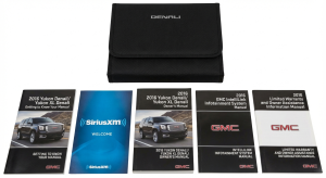 2016 GMC Yukon XL Owners Manual with Storage Cover (Used OEM)