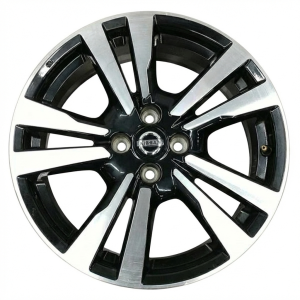 2018-2020 Nissan Kicks Black 17x6.5 Machined Black Alloy Wheel (Used OEM)