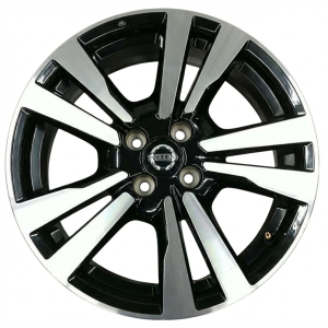 2018-2020 Nissan Kicks Black 17x6.5 Machined Black Alloy Wheel (Used OEM)