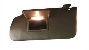 2013-2019 Ford Flex Tan Sun Visor without Garage Door Opener - Left (Driver) (Used OEM)