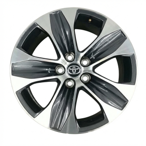 2020-2025 Toyota Highlander Gray 18x8 5-Spoke Machined Charcoal Alloy Wheel (Used OEM)