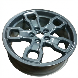 2021-2024 Ford Bronco Sport Black 17-inch 5-Slotted Spoke Charcoal Painted Alloy Wheel (Remanufactured OEM)