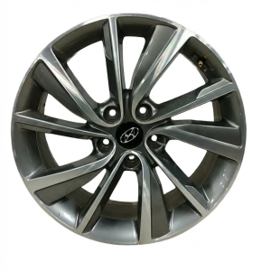 2019-2020 Hyundai Santa Fe 18x7.5 Machined Charcoal Alloy Wheel (Used OEM)