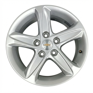 2018-2025 Chevrolet Malibu 16x7 5-Spoke Silver Painted Alloy Wheel (Used OEM)