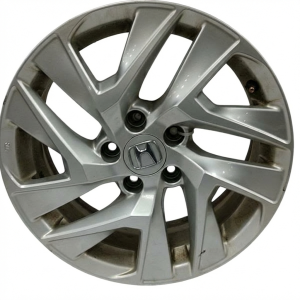 2015-2016 Honda CR-V Gray 17x7 10-Spoke Silver Painted Alloy Wheel (Used OEM)