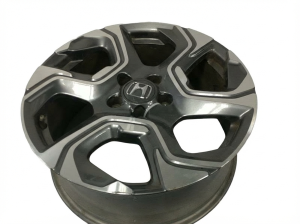 2017-2019 Honda CR-V Gray 18x7.5 6-Spoke Machined Charcoal Alloy Wheel (Used OEM)
