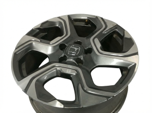 2017-2019 Honda CR-V Gray 18x7.5 6-Spoke Machined Charcoal Alloy Wheel (Used OEM)