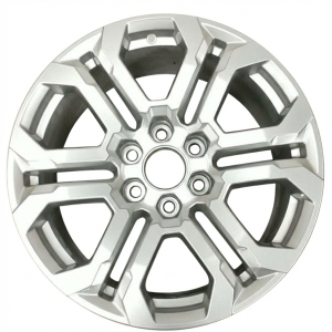 2023-2025 GMC Canyon Silver 20x9 Open Spoke Machined Charcoal Alloy Wheel (New OEM)
