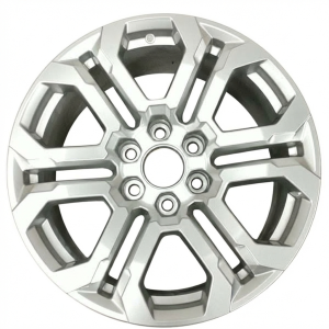 2023-2025 GMC Canyon Silver 20x9 Open Spoke Machined Charcoal Alloy Wheel (New OEM)