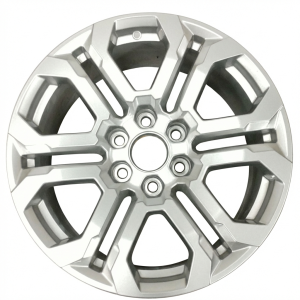 2023-2025 GMC Canyon Silver 20x9 Open Spoke Machined Charcoal Alloy Wheel (New OEM)