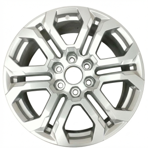 2023-2025 GMC Canyon Silver 20x9 Open Spoke Machined Charcoal Alloy Wheel (New OEM)
