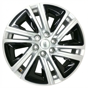 2023-2025 Cadillac LYRIQ Silver 20x9 Silver Painted Alloy Wheel with Black Inserts (New OEM)