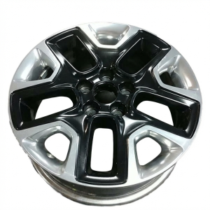 2017-2019 Jeep Compass Black 17x6.5 5-Spoke Polished Black Alloy Wheel (Used OEM)