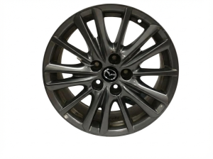 2017-2021 Mazda CX-5 17x7 15-Spoke Painted Charcoal Alloy Wheel (Used OEM)