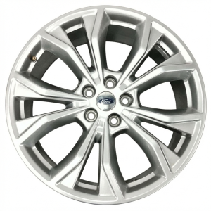 2020-2024 Ford Explorer Silver 20x8 5 Split Y-Spoke Painted Silver Alloy Wheel (New OEM)