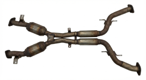 2013-2017 Lexus LS460 Front Pipe with Rear Catalytic Converter (EPA Re-Certified OEM)