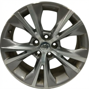 2014-2019 Toyota Highlander Silver 18-Inch 10-Spoke Machined Alloy Wheel (Used OEM)