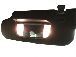 2017-2020 Lincoln Continental Black Illuminated Sun Visor - Left (Driver) (Used OEM)